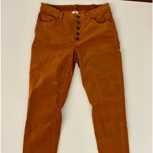 cabi buttonfly skinny corduroy